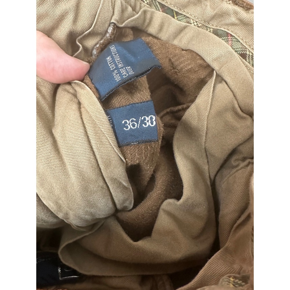 Polo Ralph Lauren Mens Brown Wide Wale Corduroy Pants 100% Cotton 36/30 - Picture 10 of 10